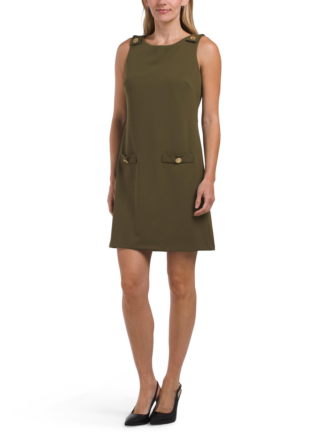BCBG Düymə Detallı Mini Geyim