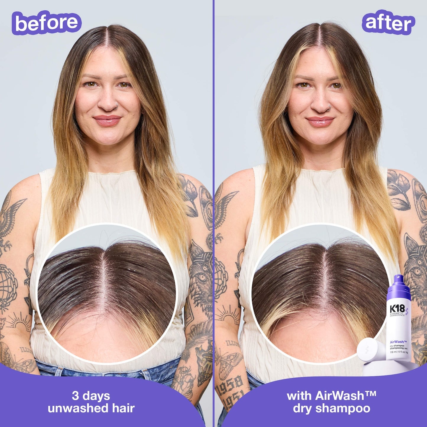 K18 Biomimetic Hairscience Mini AirWash™ Quru Şampun