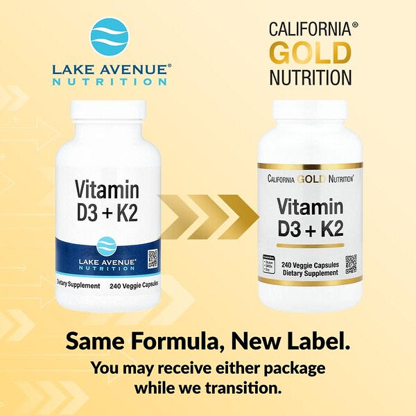 California Gold Nutrition D3 K2 Vitamini 240 Veqan Kapsulu