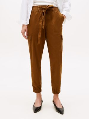 Tommy Hilfiger Kəmər Bağlı Cargo Joqqer, Highland Xaki
