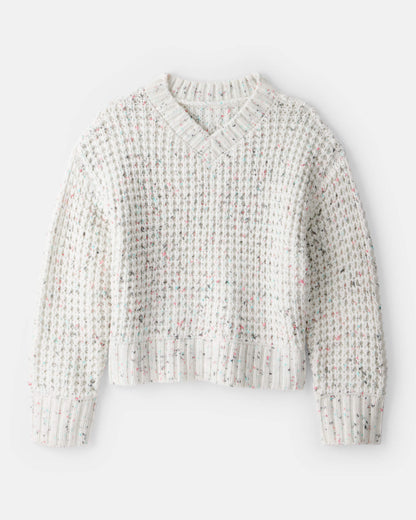 OshKosh B'gosh Qız Konfetti Sveteri - Krem