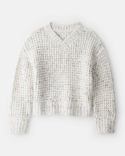 OshKosh B'gosh Qız Konfetti Sveteri - Krem