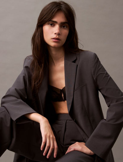 Calvin Klein Tropik Yün Qarışımlı Ceket