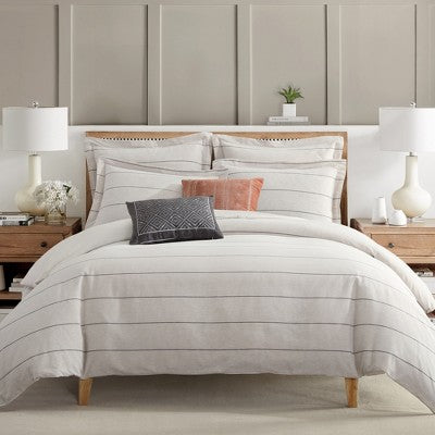 Leo Stripe Qara Kral/Kaliforniya Kral Yorğan Dəsti - Levtex Home