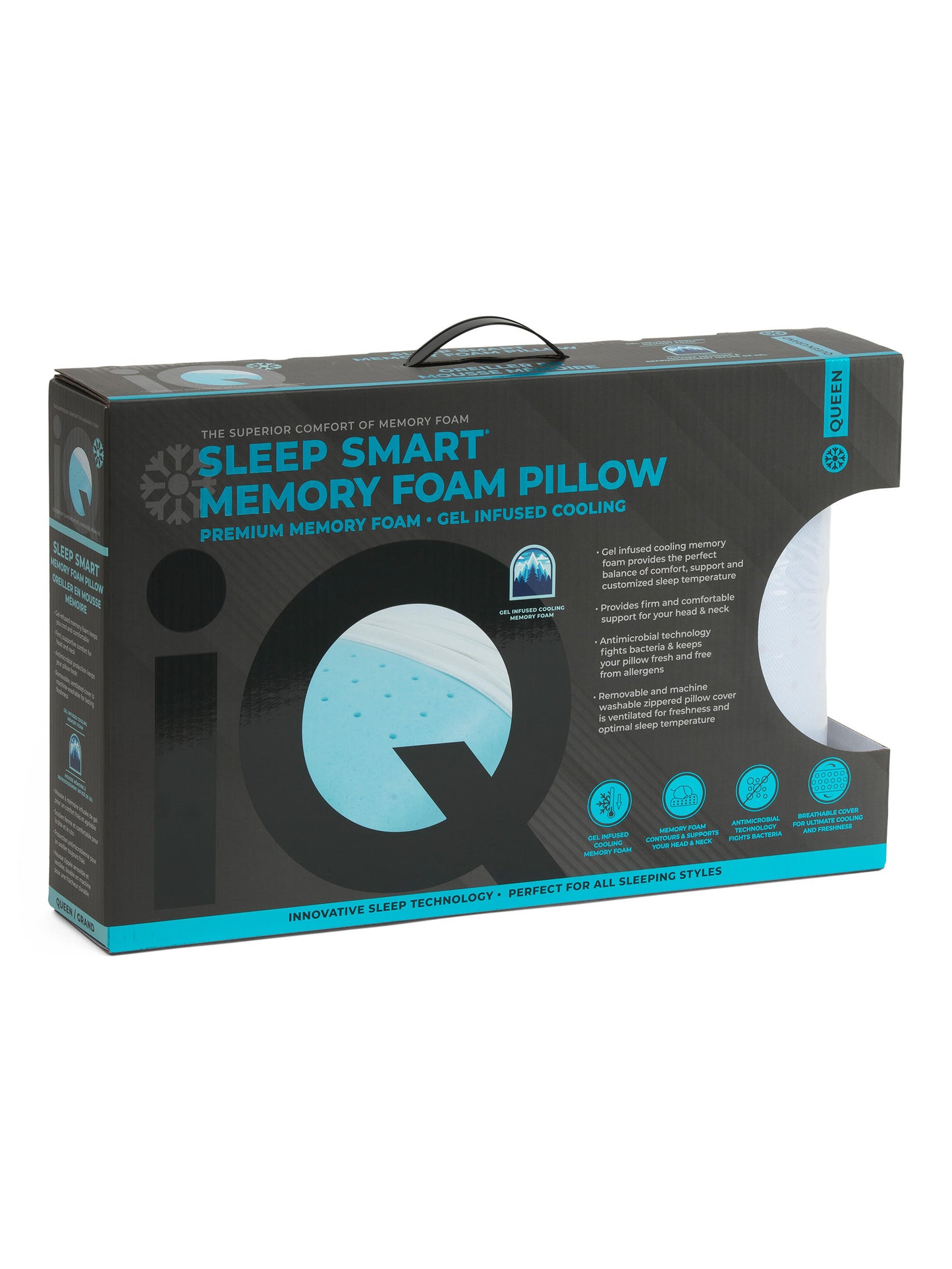SLEEP SMART 20x28 Soyuducu Jel İçərilmiş Yaddaş Köpüyü Yastıq