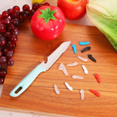 Unique Bargains Plastik Mətbəx Bıçaq Qoruyucusu 25 Ədəd Şəffaf