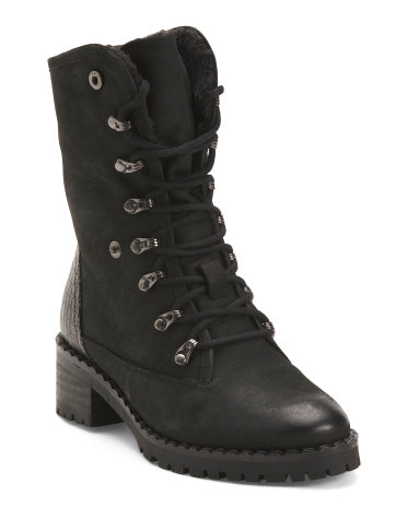 VINTAGE FOUNDRY Nubuck Dəri Milan Çəkmələri