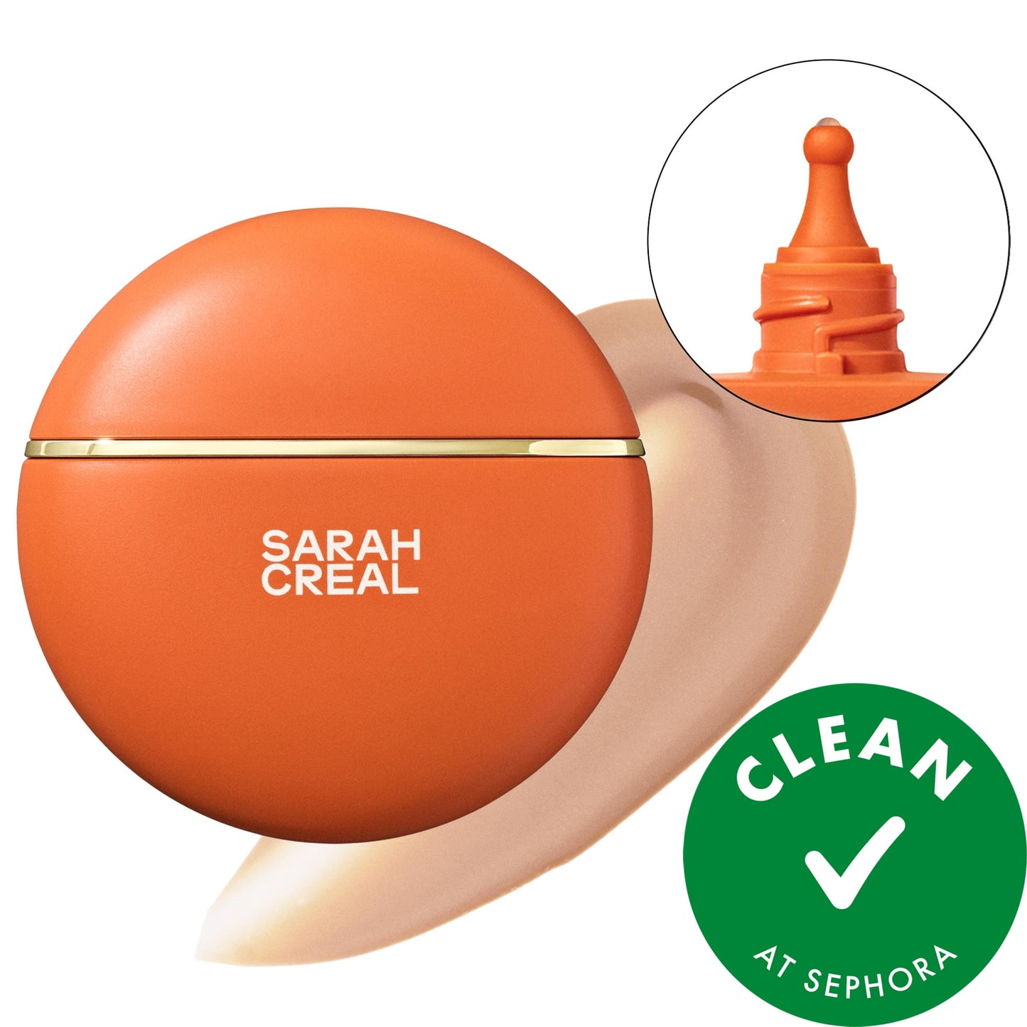 Sarah Creal Brilliant Repair Shield Aydınlatıcı Geniş Spektrli Üz Mineral Günəş Kremi Serum SPF 50