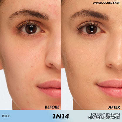 MAKE UP FOR EVER Mini HD Skin Hydra Glow Dərmatologiyalı Tonal Krem Hialuron Turşusu ilə