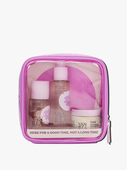 PINK Let's Glow Away Shimmer Səyahət Dəsti