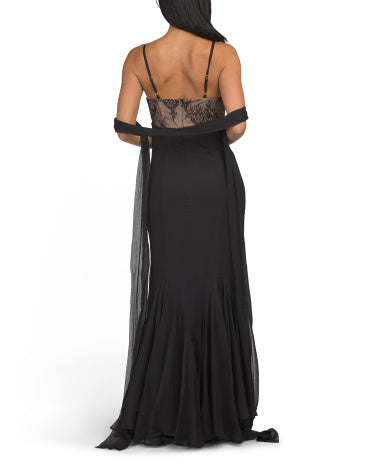 TAYLOR Dəntəlli Detallı Fit And Flare Geyim Godets ilə