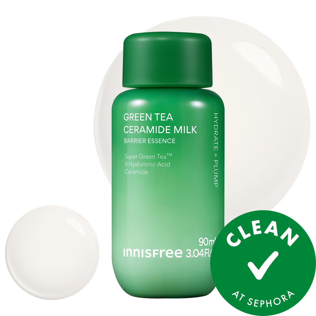 innisfree Mini Yaşıl Çay Ceramide Süt Tonikü Hidratasyon və Bariyer Onarması üçün