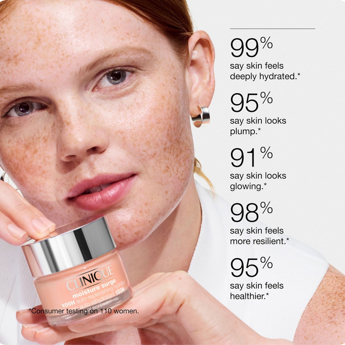 CLINIQUE Moisture Surge™ 100H Avto-Doldurma Hidratör Gel-Krem Nəmləndirici Hialuron Turşusu ilə