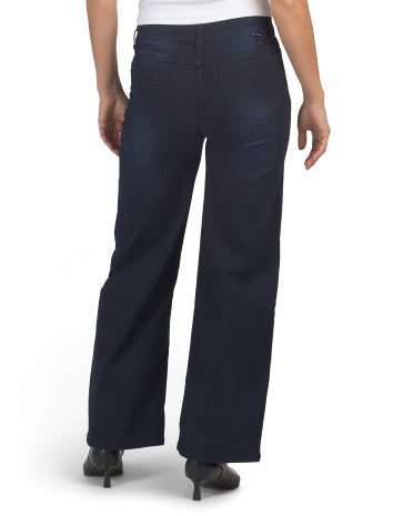HONEY MONDAY Slim Wide Leg Cins