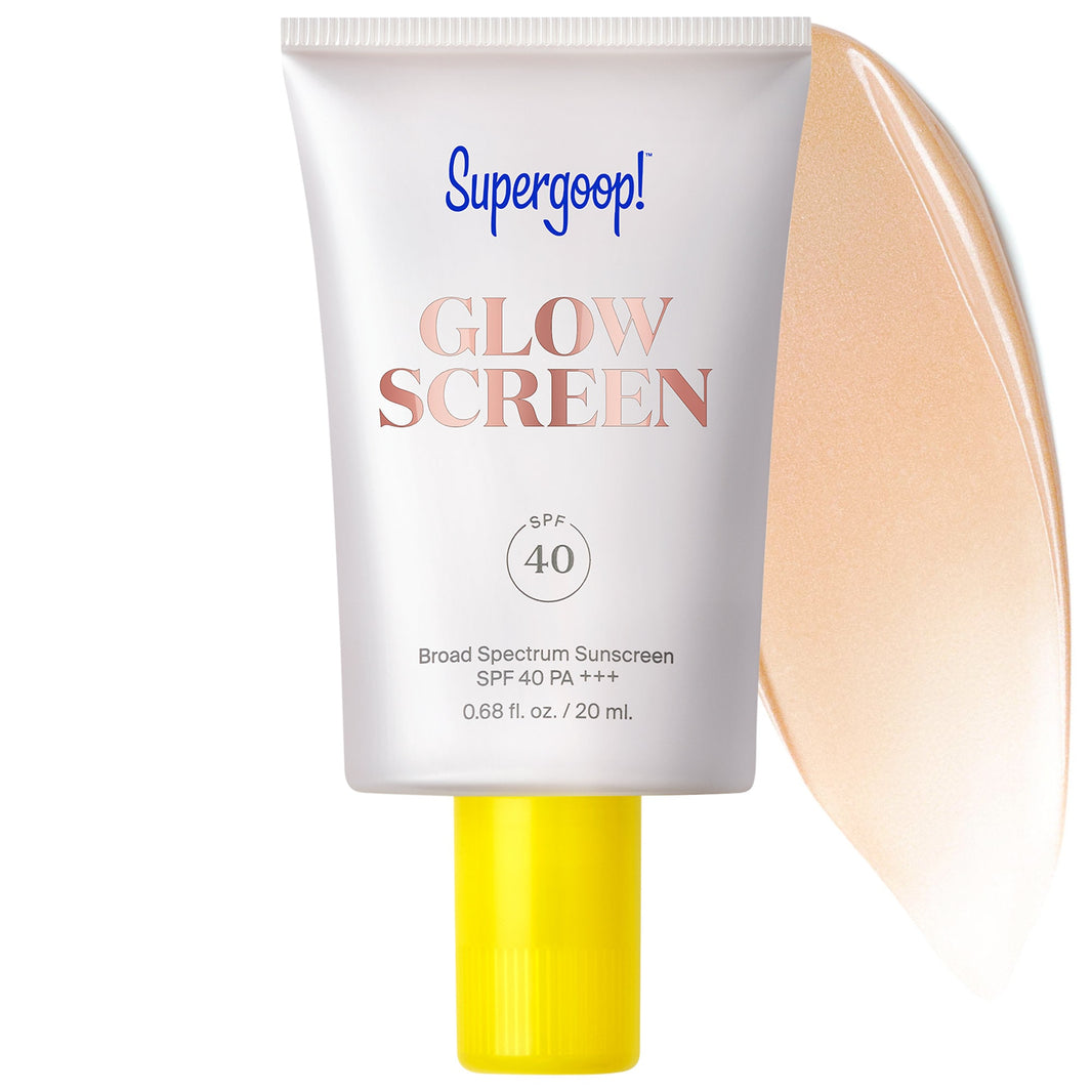 Supergoop! Mini Glowscreen Günəş Kremi SPF 40 Hialuron Turşusu və Niasinamid İçəri