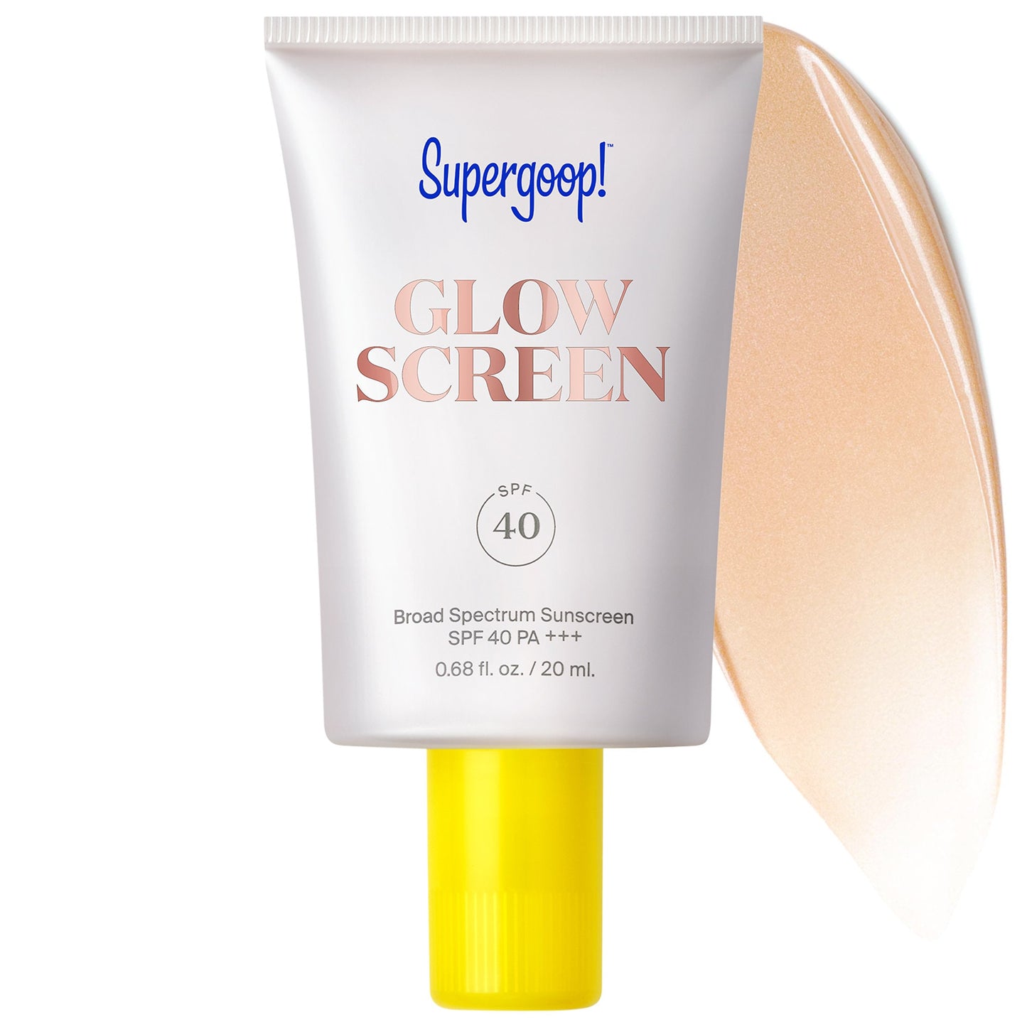 Supergoop! Mini Glowscreen Günəş Kremi SPF 40 Hialuron Turşusu və Niacinamidlə
