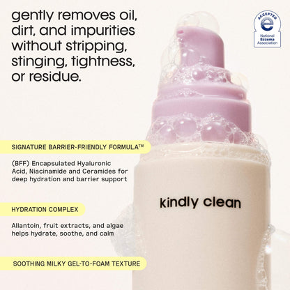 Sincerely Yours Kindly Clean Nəmləndirici və Yatışdırıcı Köpüklü Üz Yuma Vasitəsi