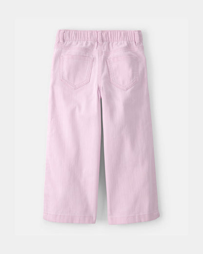 OshKosh B'gosh Kiçik Qız Beli Bağlamalı Geniş Şalvar - Çəhrayı