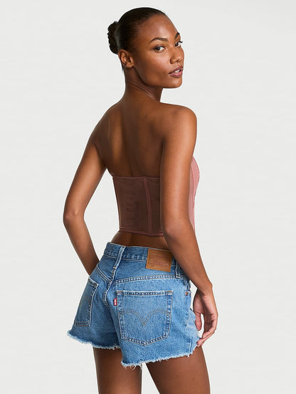 Victoria's Secret Vintage Blossom Strapless Corset Top