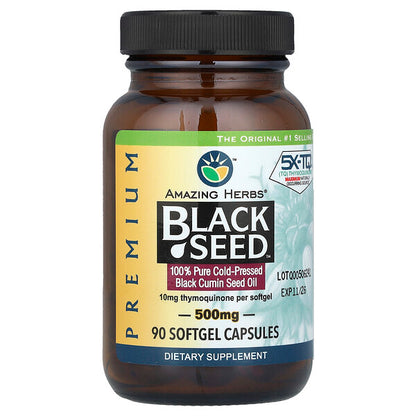 Amazing Herbs Qara Toxum 90 Softgel Kapsul