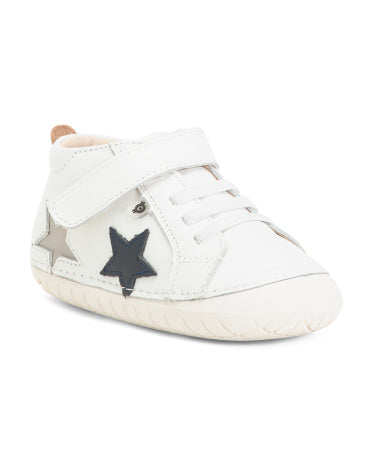 OLD SOLES Leather Starstar Pave Krossovkası (Körpə)