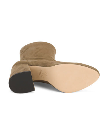 STUART WEITZMAN İspaniyada Hazırlanmış Süet Essentialist Stretch 85 Çəkmə