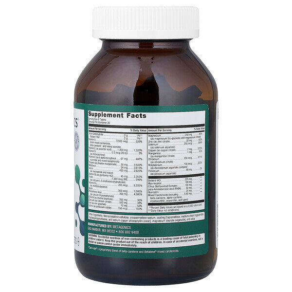 Metagenics Multigenics Dəmir İçəri Multivitamin 180 Tablet
