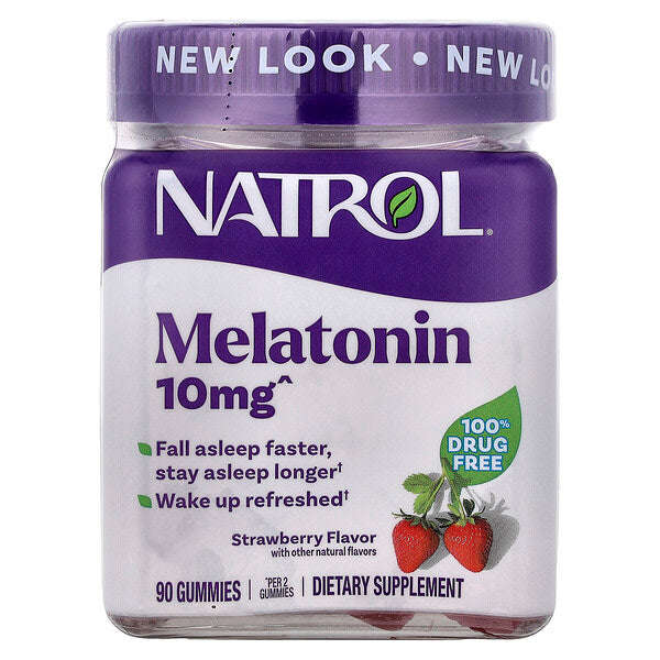 Natrol Melatonin Gummies Ciyelek 90 Gummies 5 Mg Hər Gummy YoxYox