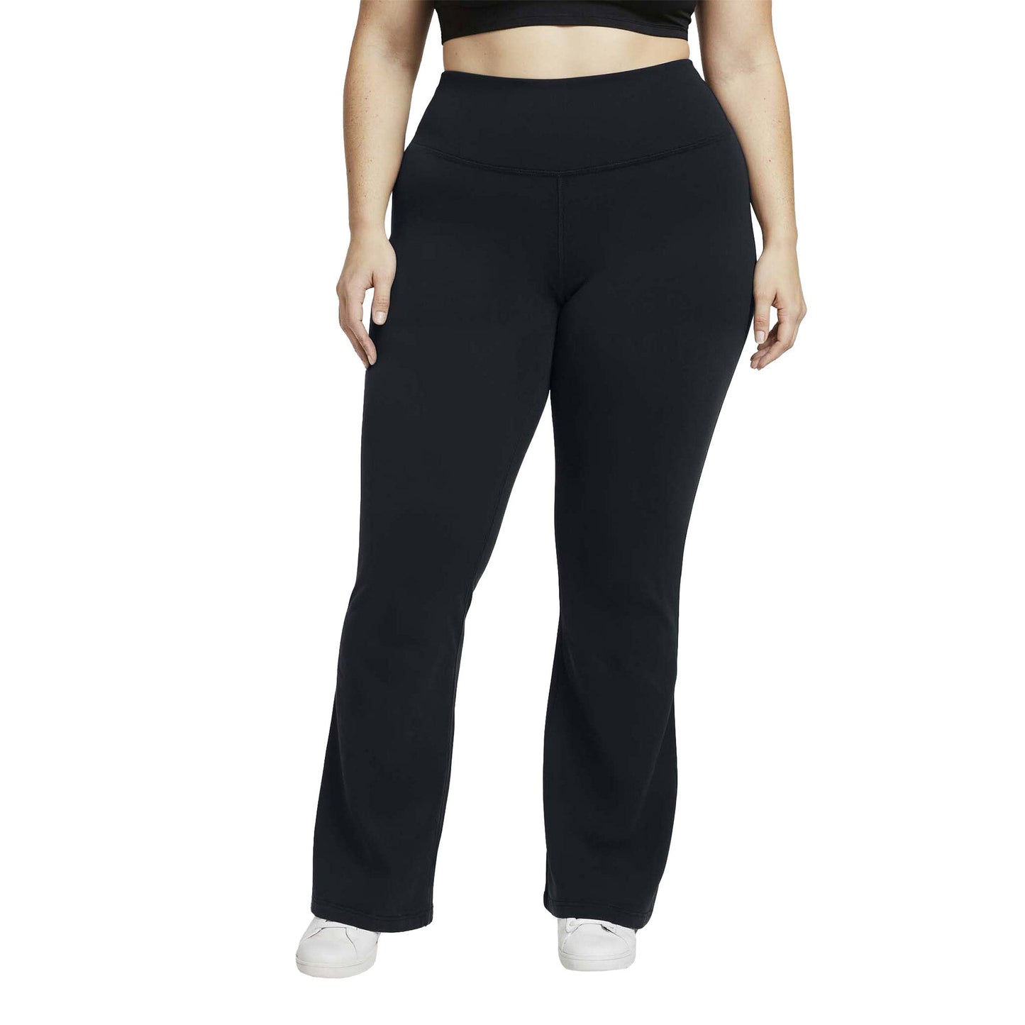 GapFit Qadın Flare Legging Boru Detaylı Tünd Mavi