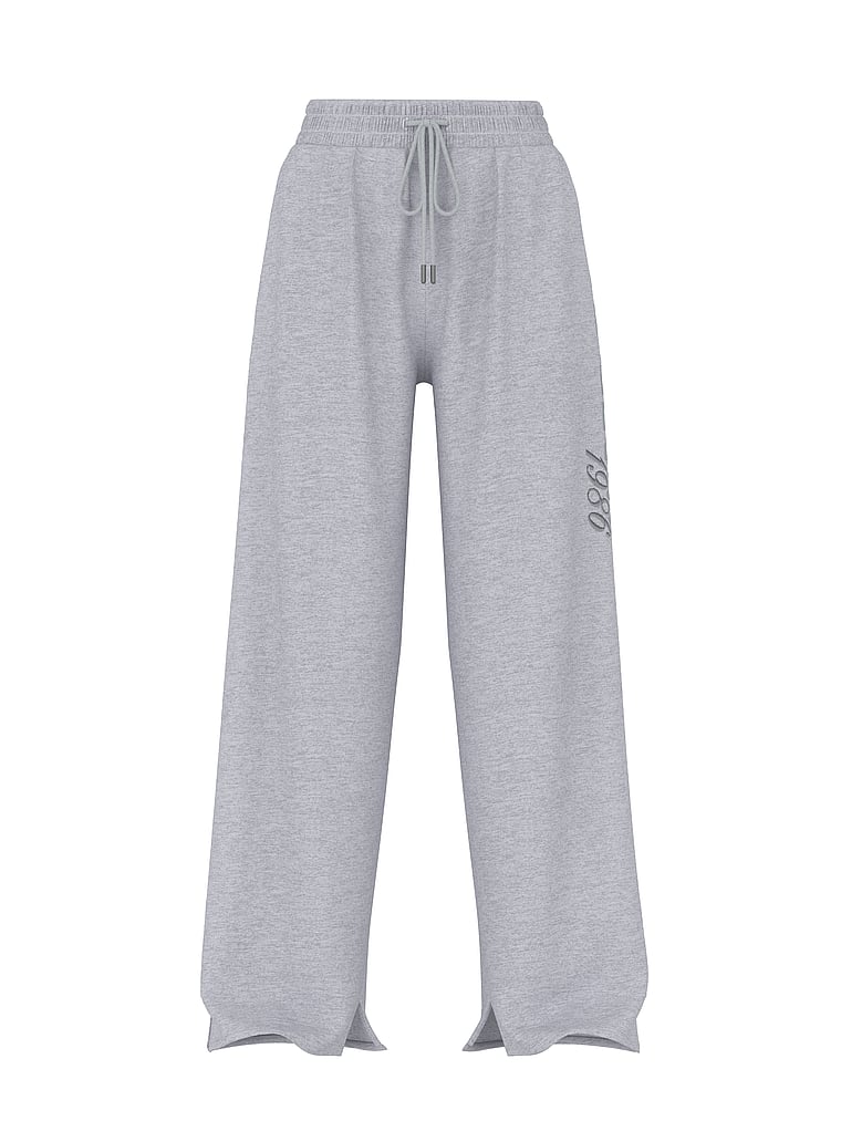PINK Campus Fleece™ Geniş Ayaqları Yarılmış Qadın Bezi