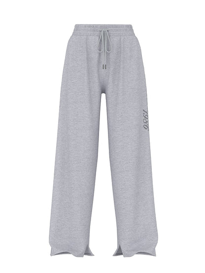 PINK Campus Fleece™ Geniş Ayaqları Yarılmış Qadın Bezi
