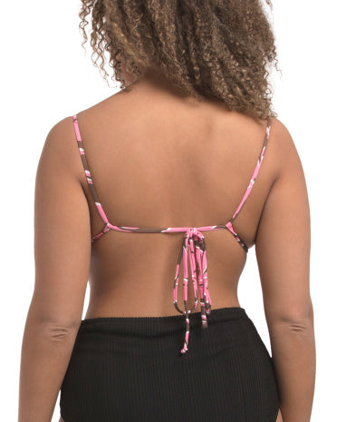 ROXY Yukarı Örgülü Üçgen Bikini Üstü
