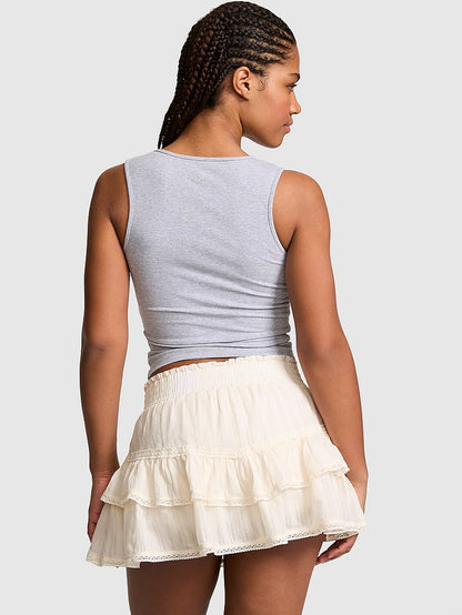 PINK Frill Seeker Ruﬄe Skort