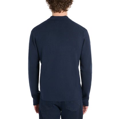 Hickey Freeman Kişi Sviter Polo, Qara, Large