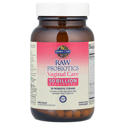 Garden of Life Raw Probiotics Vaginal Care 30 Qab Vejetaryan Kapsulu
