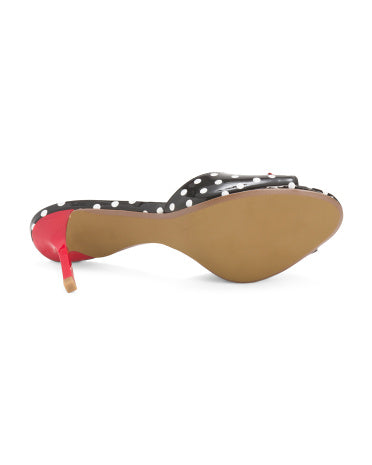BETSEY JOHNSON Casidy Polka Dot Topuqlu Terlik
