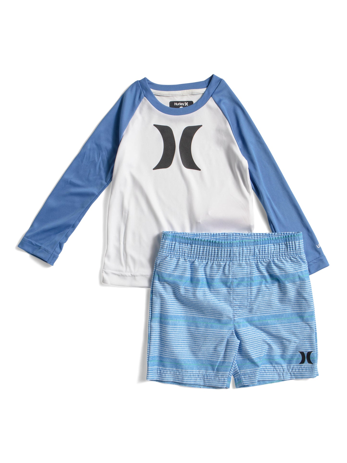 HURLEY Balaca Oğlan 2 Hissəli Uzun Kollu Rash Guard Dəsti