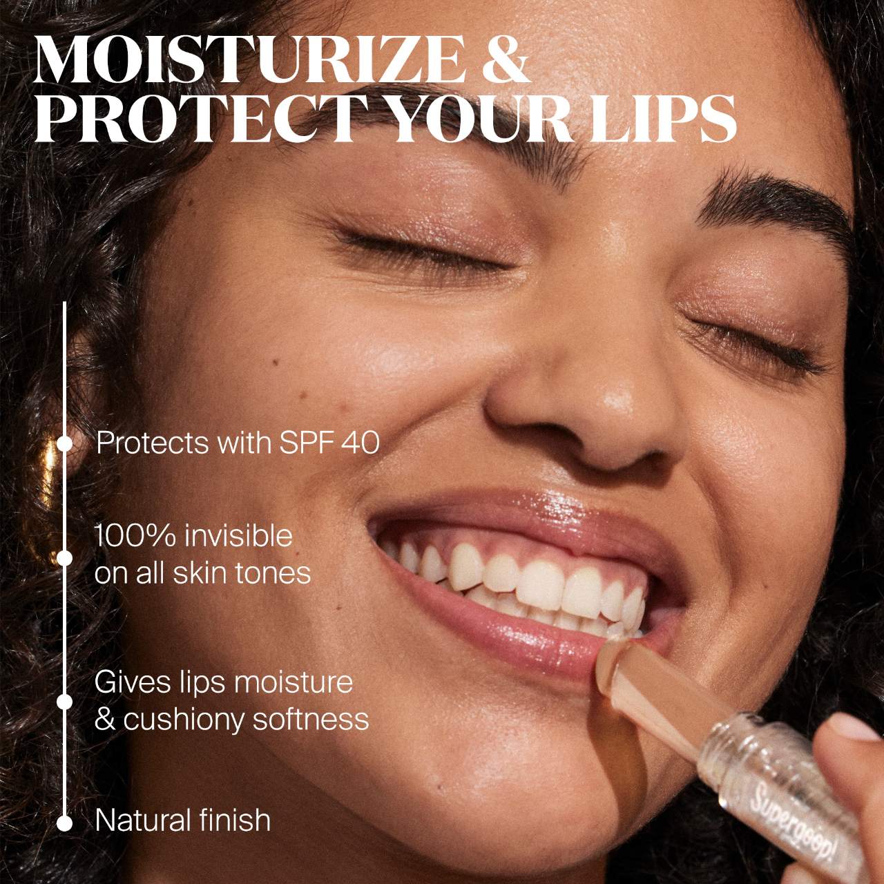 Supergoop! Unseen Lipscreen Sheer SPF 30 Dodaq Balzamı