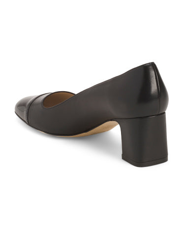 STUART WEITZMAN Made In Spain Dəri Milla Topuqlu Ayaqqabısı