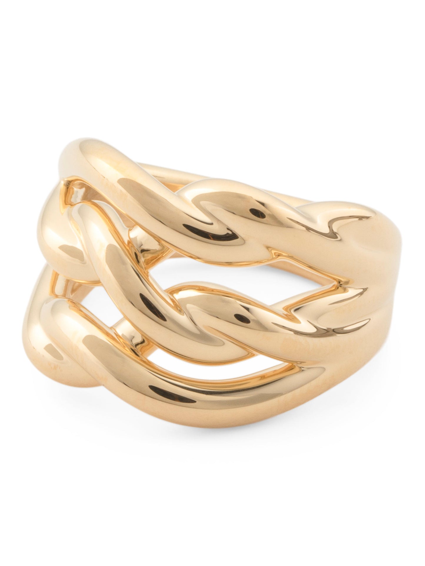 MILOR GOLD İtaliyada İstehsal Edilmiş 14kt Qızılı Örgülü Halka