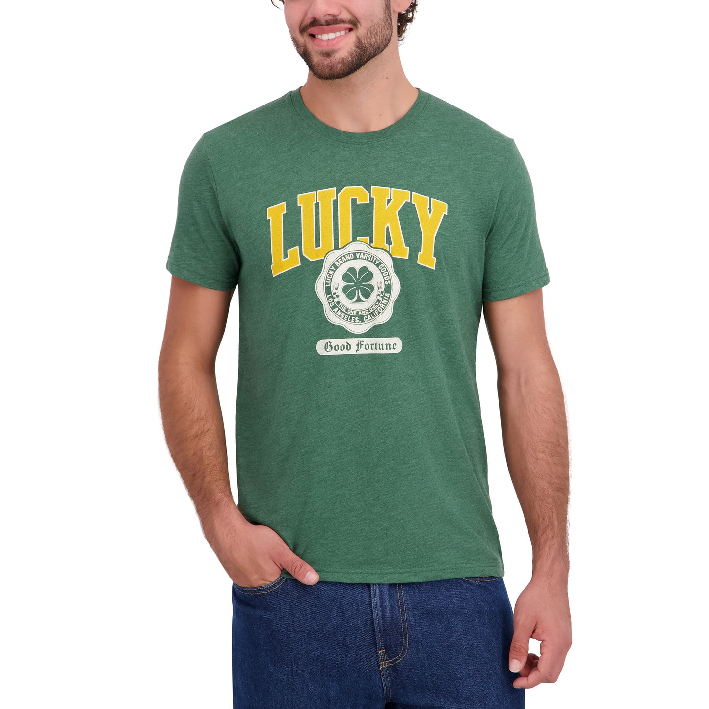 Lucky Kişi Qrafik Köynəyi