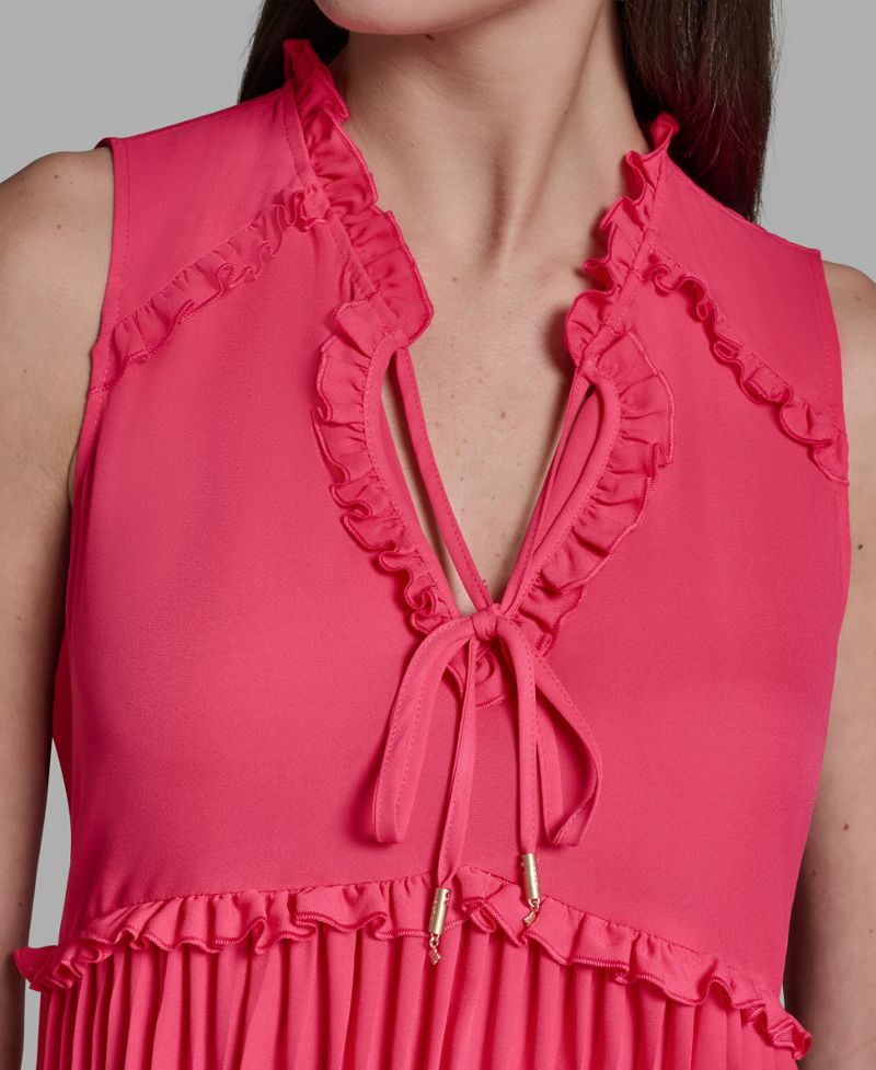 BCBG Qadın Fırfırlı Pileli Ətəkli Bluzka
