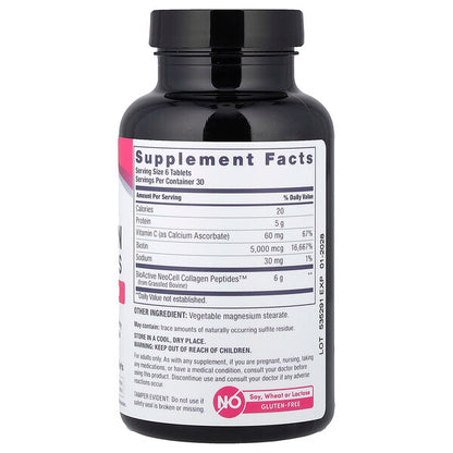 Neocell Otlaqda Yetistirilen Kollagen Peptidleri C Vitamini Biotin 180 Tablet