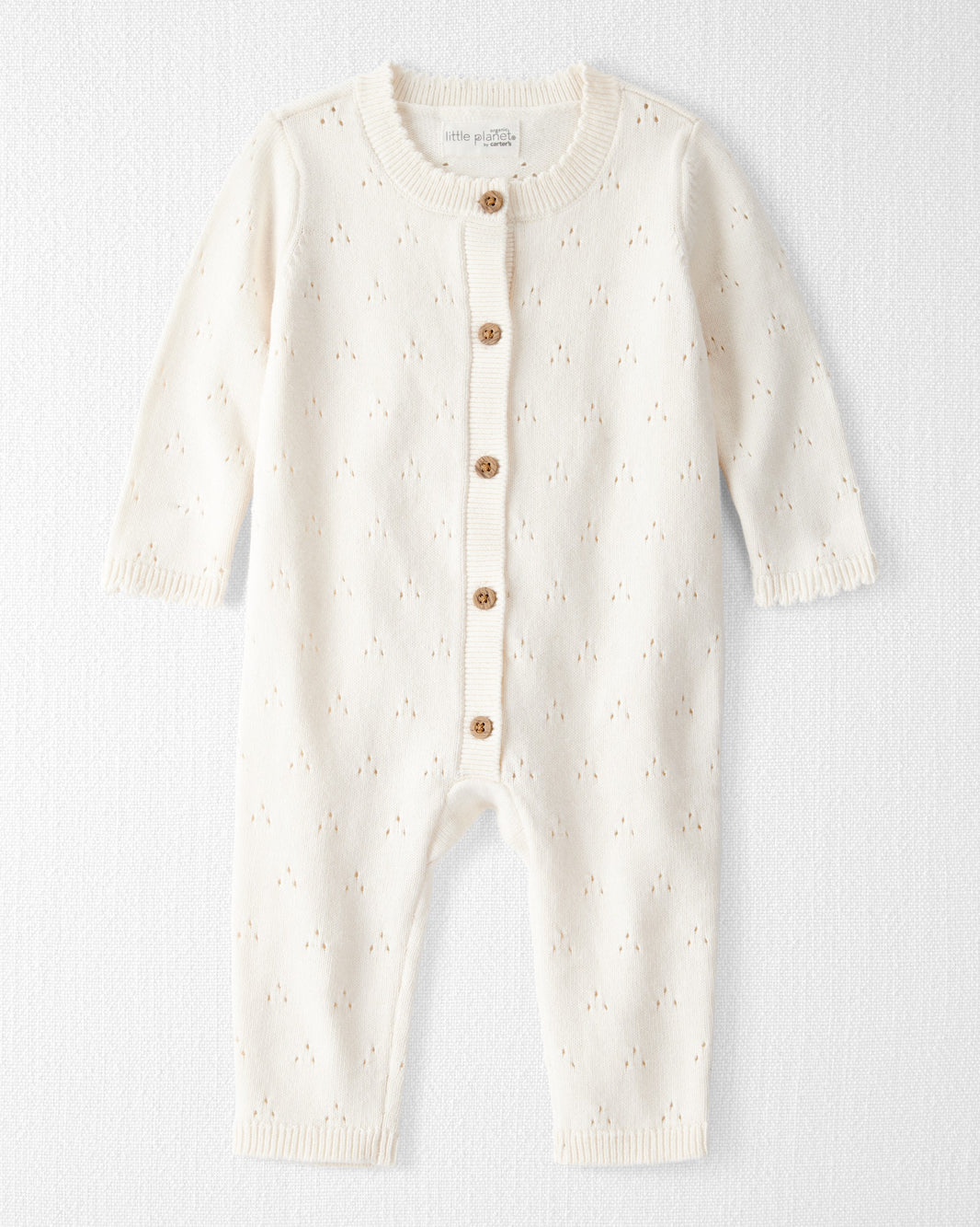 Carter's Qız Uşaq Üzv Pambıq Sweater Örəkçə Jumpsuit