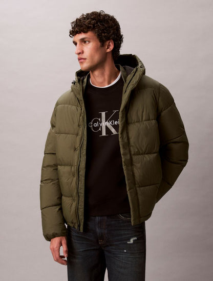 Calvin Klein Kapüşonlu Puffer Gödəkçə