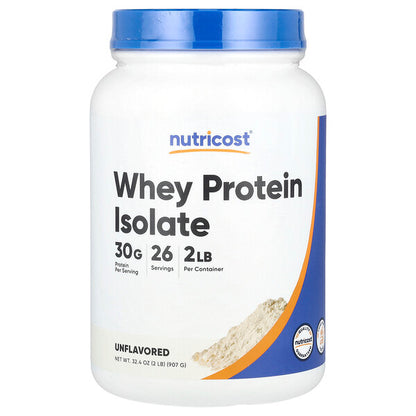 Nutricost Whey Protein Isolate Ləzzətsiz 2 Lb 907 G