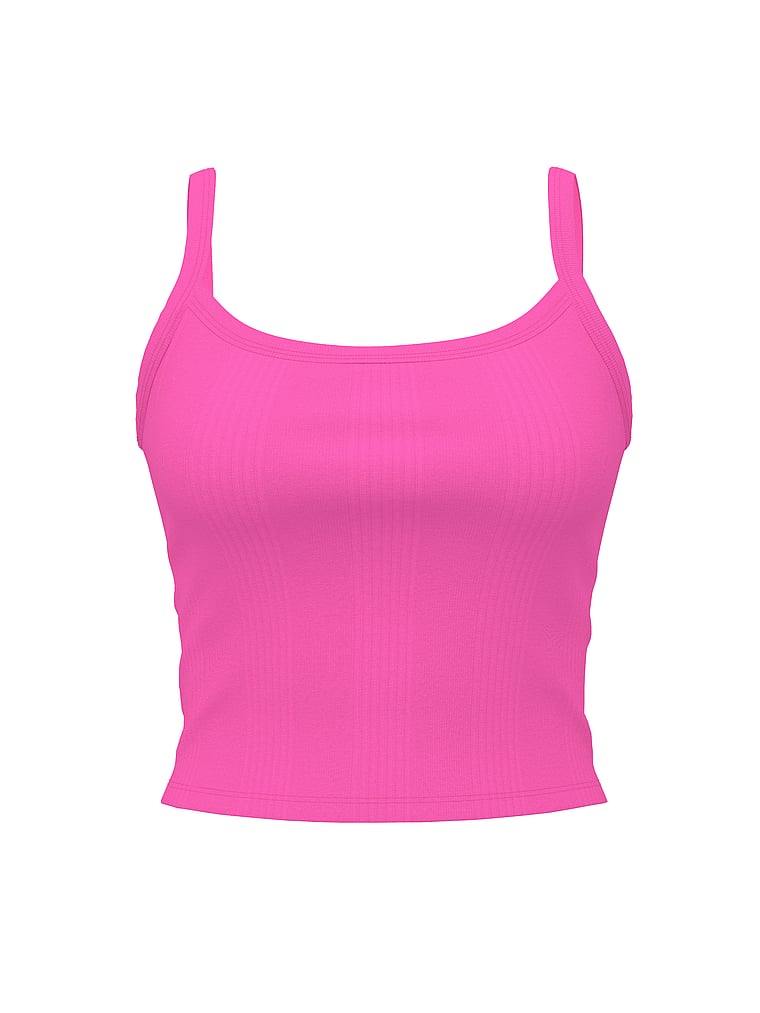PINK Multi Rib Cami Qadın Bluzka