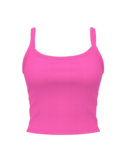 PINK Multi Rib Cami Qadın Bluzka
