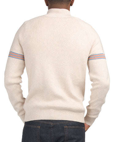 Merino Yün Qarışığı Archive Big Bear Quarter Zip Sveteri