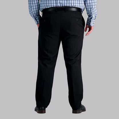 Haggar® Premium Comfort Böyük Ölçülü Düz Kesim Düz Ön Klassik Şalvar